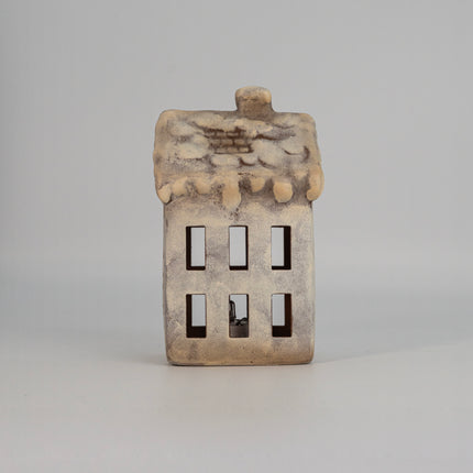 Ceramic Christmas Village House, Wide