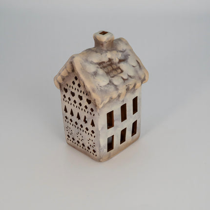 Ceramic Christmas Village House, Wide