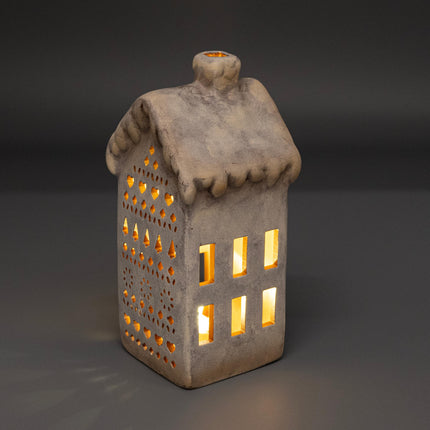 Ceramic Christmas Village House, Tall