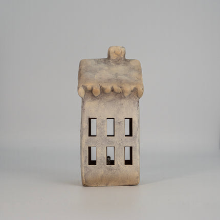Ceramic Christmas Village House, Tall