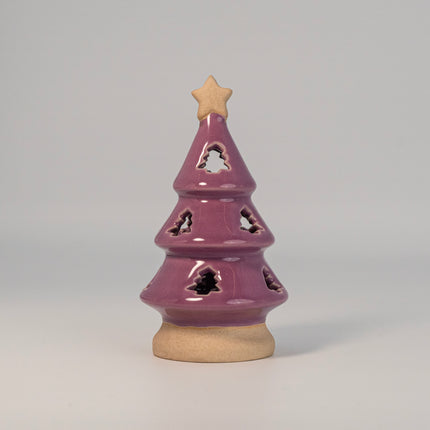 CERAMIC CHRISTMAS TREE WITH LED