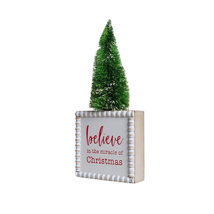 Christmas Table Decoration FIGURINE WITH CHRISTMAS TREE
