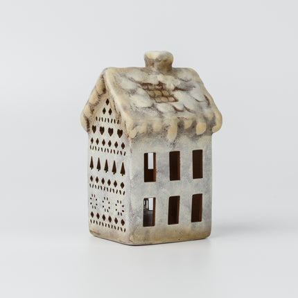 Ceramic Christmas Village House, Wide