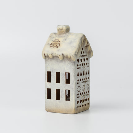 Ceramic Christmas Village House, Tall