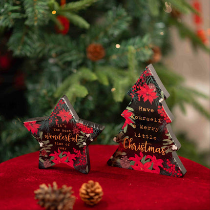CHRISTMAS TREE SHAPED HOLIDAY DECOR